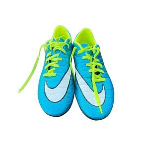 Nike HyperVenom Mens 7.5 Soccer Cleats Aqua/Yellow